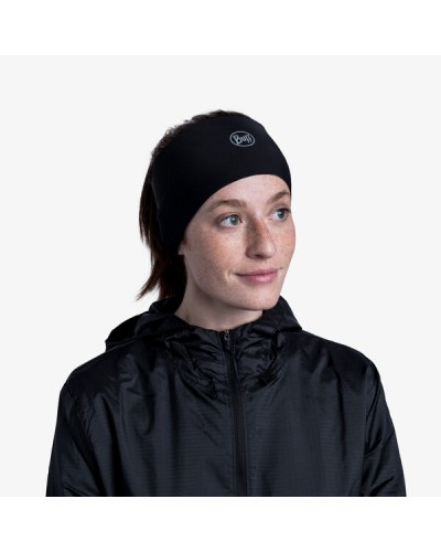 Повязка на голову Buff Tech Fleece Headband solid black (BU 124061.999.10.00)