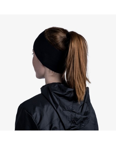 Повязка на голову Buff Tech Fleece Headband solid black (BU 124061.999.10.00)