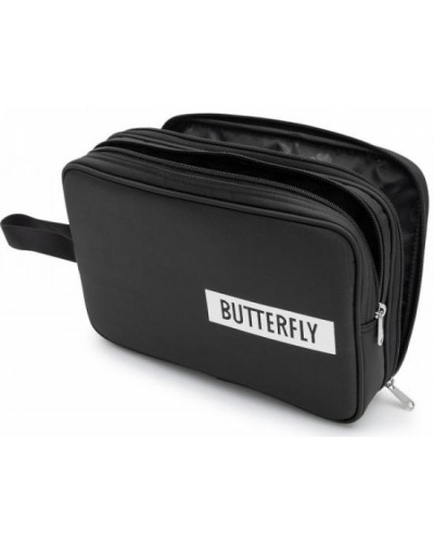 Чехол для 2-х ракеток прямоугольный Butterfly Logo 2019 черный