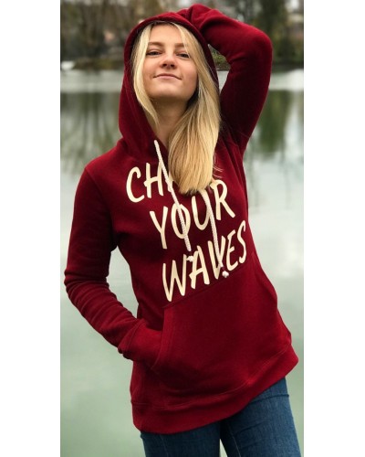 Женская толстовка "Chase Your Waves"
