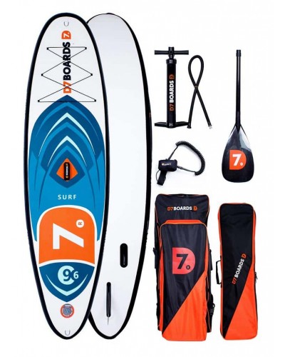 Надувная САП доска для серфинга D7 Boards 9.6 (2019)