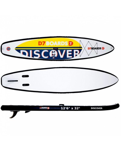 Надувная SUP доска для серфинга D7 Boards Touring 12,6 (2019)