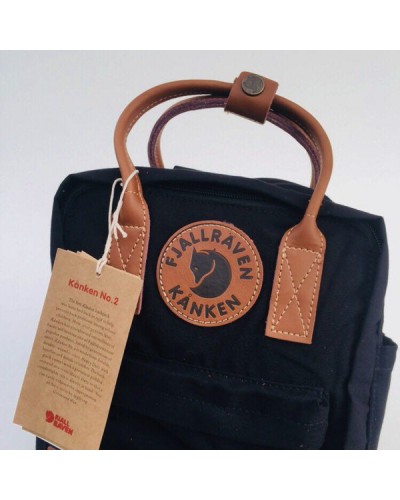 Рюкзак городской с кожаными ручками Fjallraven Kanken No.2 Mini (7 л)