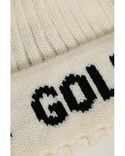 Женская белая шапка с помпоном Goldbergh Hodd (GB05101213-8000R)