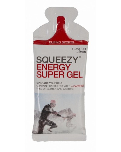 Энергетический гель с кофеином Squeezy Energy Super Gel (12 х 33 г)