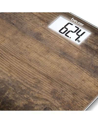 Стеклянные электронные весы Beurer GS 203 Wood