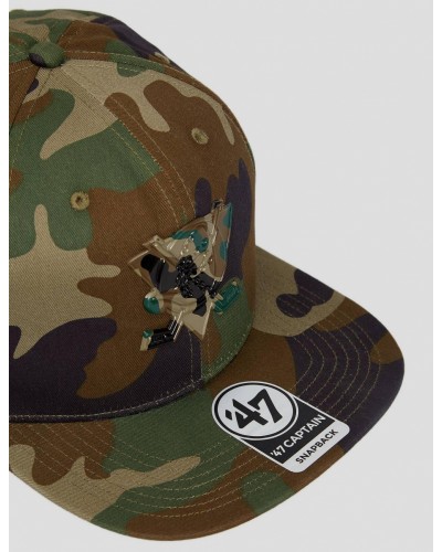 Кепка (snapback) 47 Brand Caster Camo Anaheim Ducks (H-CCAMO25GWP-CMB)