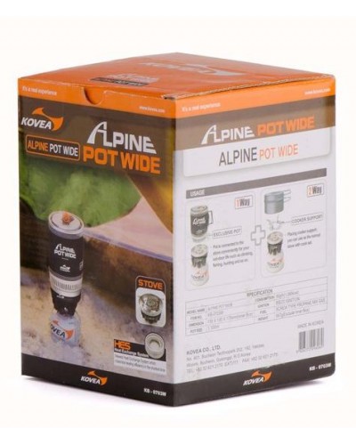 Газовая горелка Kovea Alpine Pot Wide (KB-0703 W)