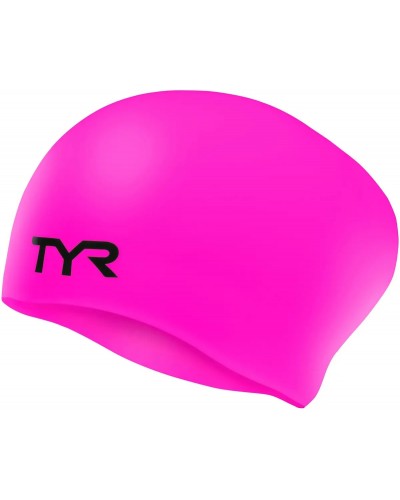 Шапочка для плавания TYR Long Hair Wrinkle Free Silicone Cap (LCSL-693)