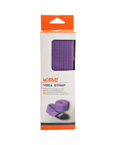 Ремень для йоги LiveUp Yoga Straps (LS3236A)