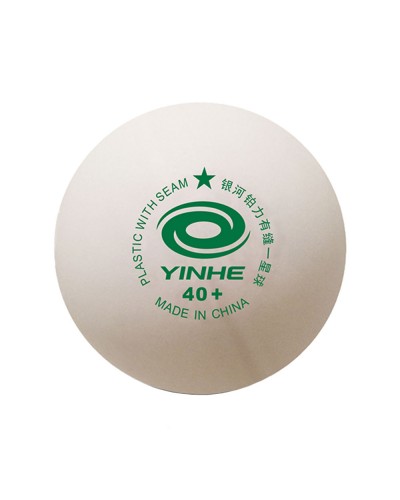 Пластикові тренувальні м'ячі для настільного тенісу Yinhe 1 ABS 40+﻿ (by100)