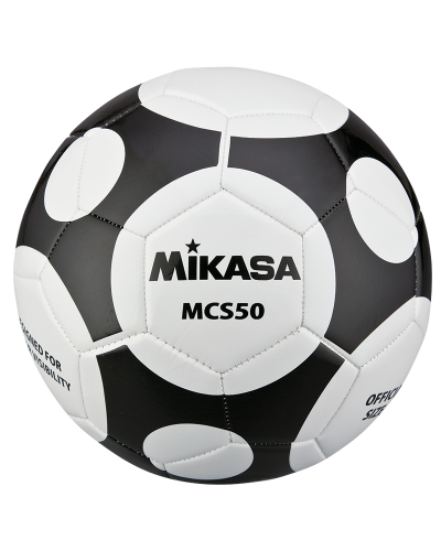 Мяч футбольный Mikasa MCS50-WBK (черно-белый)