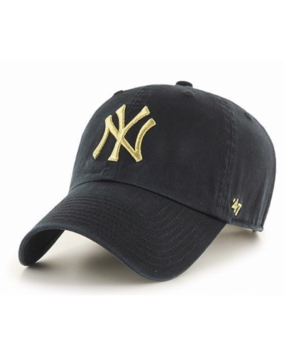 Кепка 47 Brand Metallic New York Yankees (MTCLU17GWS-BK)