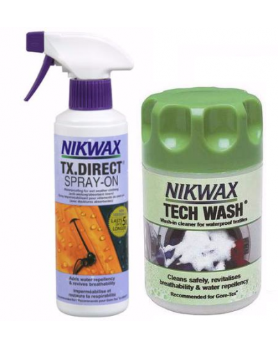 Набор средств Nikwax Twin Pack Tech Wash 150 мл + TX.Direct 150 мл (NWTPTWTDW0150)
