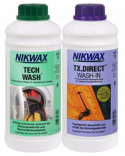 Набор средств Nikwax Twin Pack Tech Wash 1 л + TX.Direct 1 л (NWTPTWTDW1000)