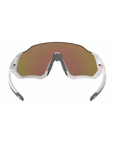 Спортивні сонцезахисні окуляри Oakley Flight Jacket Polished White / Prizm Sapphire (OO9401-0237)