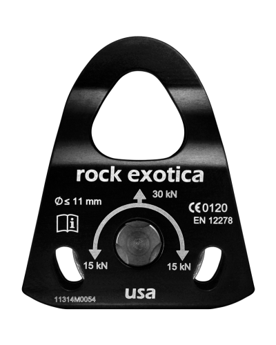 Блок Rock Exotica Mini Machined single black (P21 B)