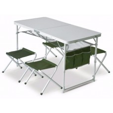 Набор мебели Pinguin Set Table + 4 Stools Green (PNG 621006 GREEN)