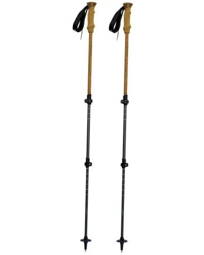 Трекинговые телескопические палки Pinguin Bamboo FL Foam Brown (PNG 810172)