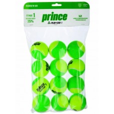 Мячи для тенниса Prince Play & Stay Stage 1, 12 шт