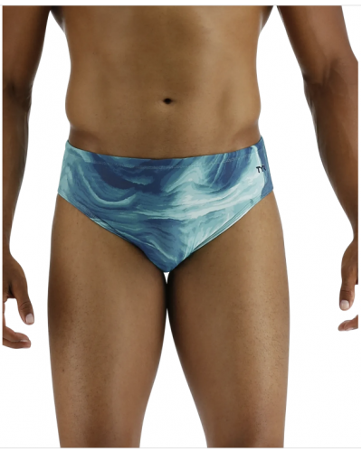 Чоловічі плавки TYR Men's Mezio Racer, Teal/Multi