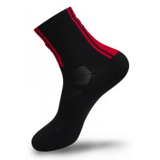 Носки FLR Elite Socks High 5.5, black-red, разные размеры (S55BKR)