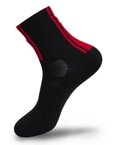 Носки FLR Elite Socks High 5.5, black-red, разные размеры (S55BKR)