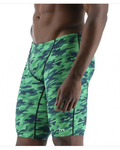 Чоловічі плавки-джаммери TYR Men's Camo Jammer, Green