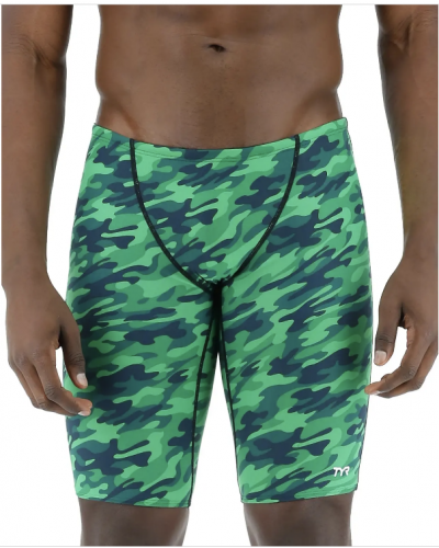 Чоловічі плавки-джаммери TYR Men's Camo Jammer, Green