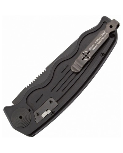 Нож складной SOG SOG-TAC Automatic (Black TiNi/Partically Serrated) (SOG ST-04)