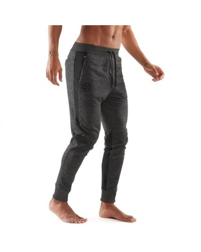 Спортивные штаны мужские Skins Binary Tech Fleece Pants Black/Marle