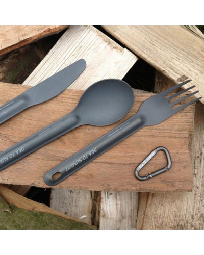 Нож, ложка и вилка Sea To Summit Alpha Light Cutlery Set 3pc (STS ACUTALSET3)