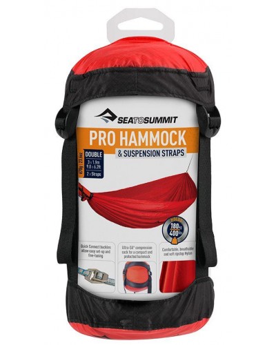 Гамак Sea To Summit Hammock Set Pro Double двухместный, Red (STS AHAMSETDRD)