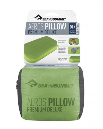 Надувная подушка Sea to Summit Aeros Premium Pillow Deluxe, Grey (STS APILPREMDLXGY)