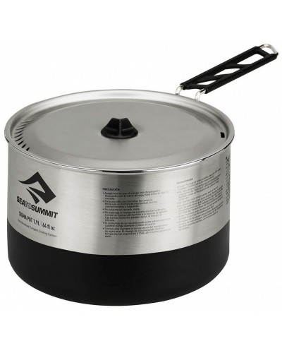 Кастрюля Sea to Summit Sigma Pot Black/Siver, 1900 мл (STS APOTSIG1.9L)