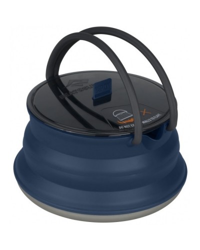Складной чайник с алюминиевым дном Sea To Summit X-Pot Kettle (2.2 L, Navy) (STS AXKET2.2NB)