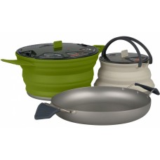 Набор посуды Sea to Summit X-Set 32 Charcoal Pan, Olive Pot, Sand Kettle ​​(STS AXSET32CH)