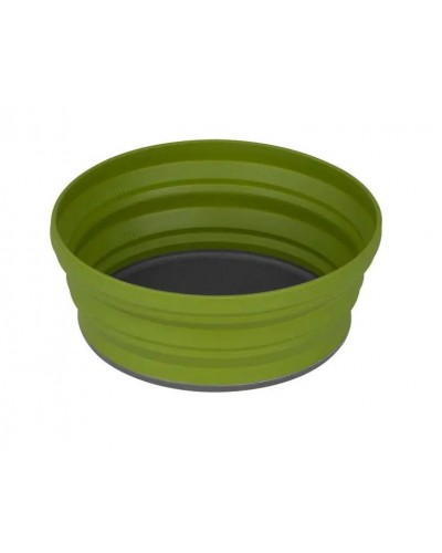 Набор посуды Sea to Summit X-Set 3 Black Pouch, Olive Plate, Olive Bowl, Sand Mug (STS AXSET3OL)