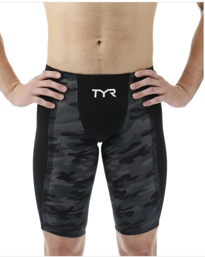 Стартові чоловічі джамери TYR MEN'S SHOCKWAVE HIGH-WAIST JAMMER - CAMO/ Black