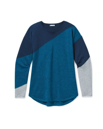 Кофта Smartwool Women's Shadow Pine Colorblock Sweater (SW 16395.E79)
