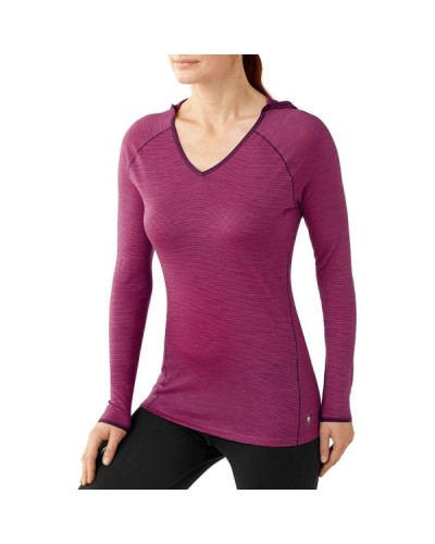 Термофутболка Smartwool Women’s NTS Micro 150 Pattern Hoody Bright Pink (SW SN413.684)