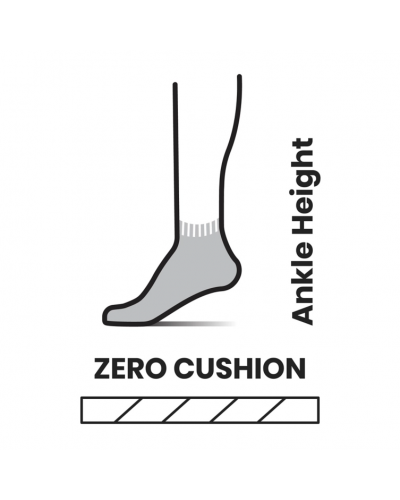 Носки Smartwool Performance Run Zero Cushion Low Cut Black (SW SW001406.001)