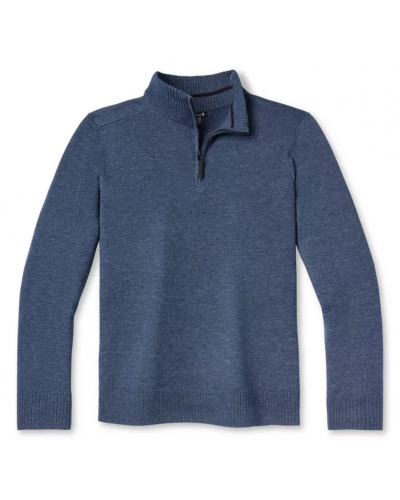 Свитер Smartwool Men's Sparwood Half Zip Sweater Alpine Blue Heather/Medium Gray Heather (SW SW016427.H94)