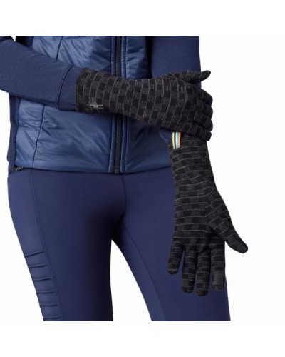 Рукавицы Smartwool Merino 250 Pattern Glove Black/Medium Gray Heather Micro Buff Check M (SW SW019002.-M)