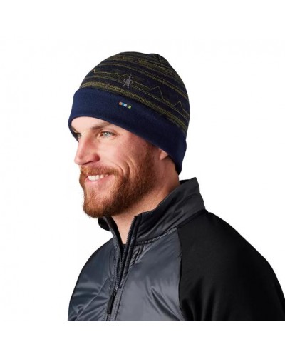 Шапка Smartwool Merino 250 Pattern Cuffed Beanie Deep Navy Mountain Range (SW SW0SC181.H13)