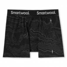 Мужские трусы Smartwool Men's Merino 150 Print Boxer Brief Boxed Black Digital Summit (SW SW015151.H19)