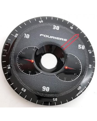 Верхняя крышка велосипедной гарнитуры Fouriers Print OD2. Часы (TC-DX018-OD2-A011)
