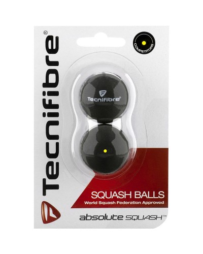 Мяч для сквоша Tecnifibre Yellow Dot (TF041)