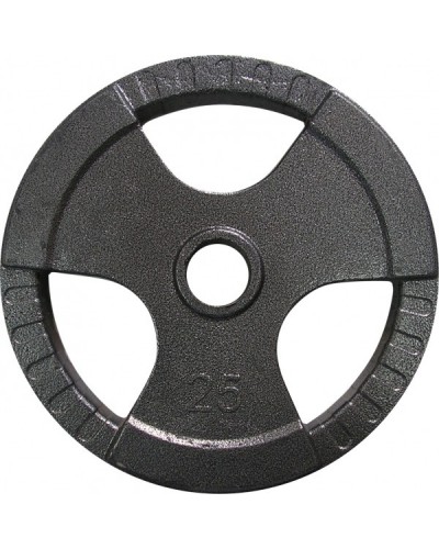 Диск тяжелоатлетический с хватами Newt 25 кг (TI-N-025)