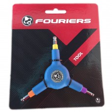 Ключ-шестигранник шаровый Fouriers Ball Wrench 80 мм, 4/5/6 мм